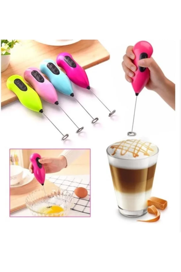 Pilli Süt Köpürtücü ve Yumurta Çırpıcı