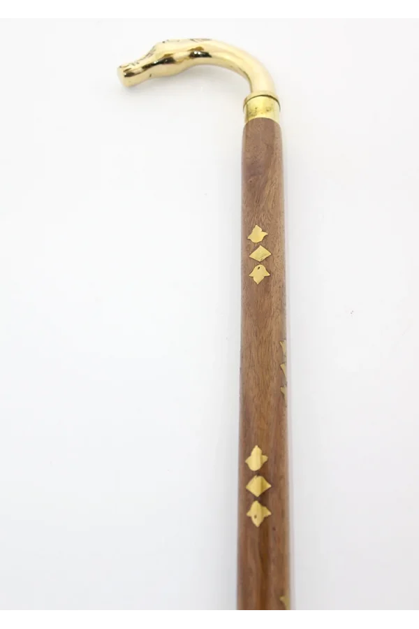 Pirinç At Büstü Baston Model 2