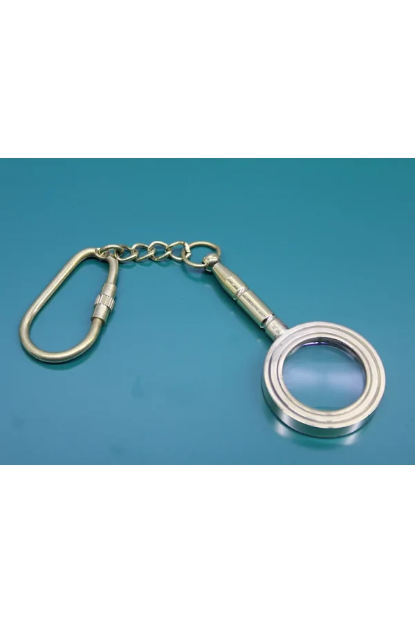 Pirinç Büyüteç Anahtarlık