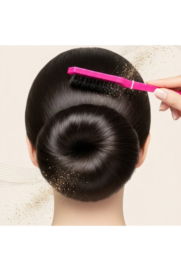 Plastik Saplı Topuz Tarağı