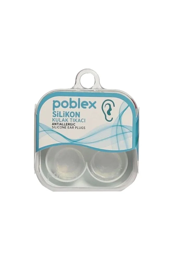 Poblex Antialerjik Silikon 2li Kulak Tıkacı