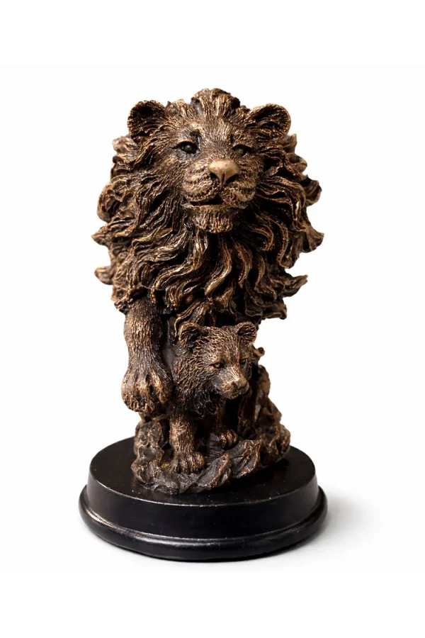 Polyester Aslan Büstü