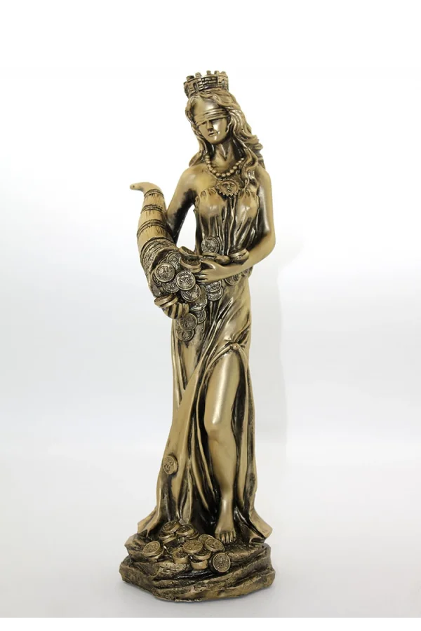 Polyester Bereket Tanrıçası Fortuna Figürü Model 1