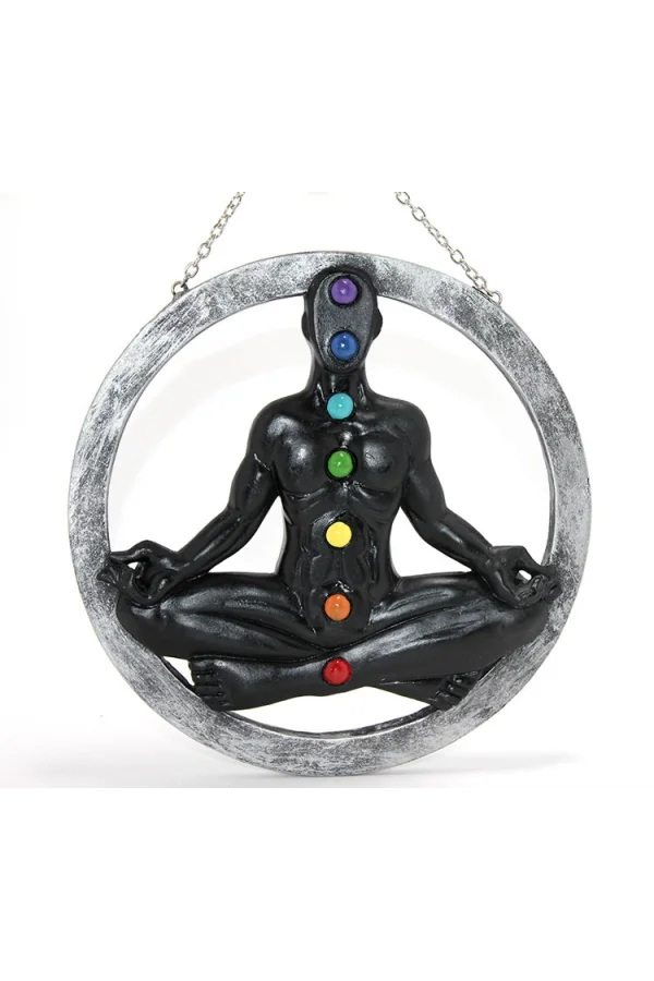 Polyester Duvara Asmalı 7 Chakra Pano