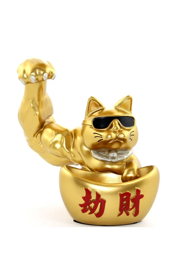 Polyester Şanslı Kedi Figürü Model 1