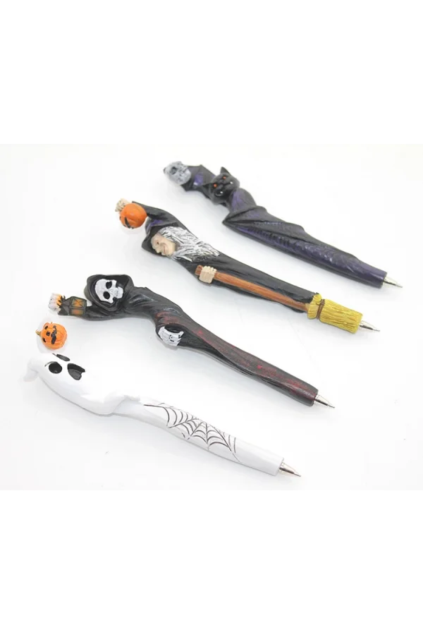 Polyester Tükenmez Kalem Cadılar Bayramı Temalı