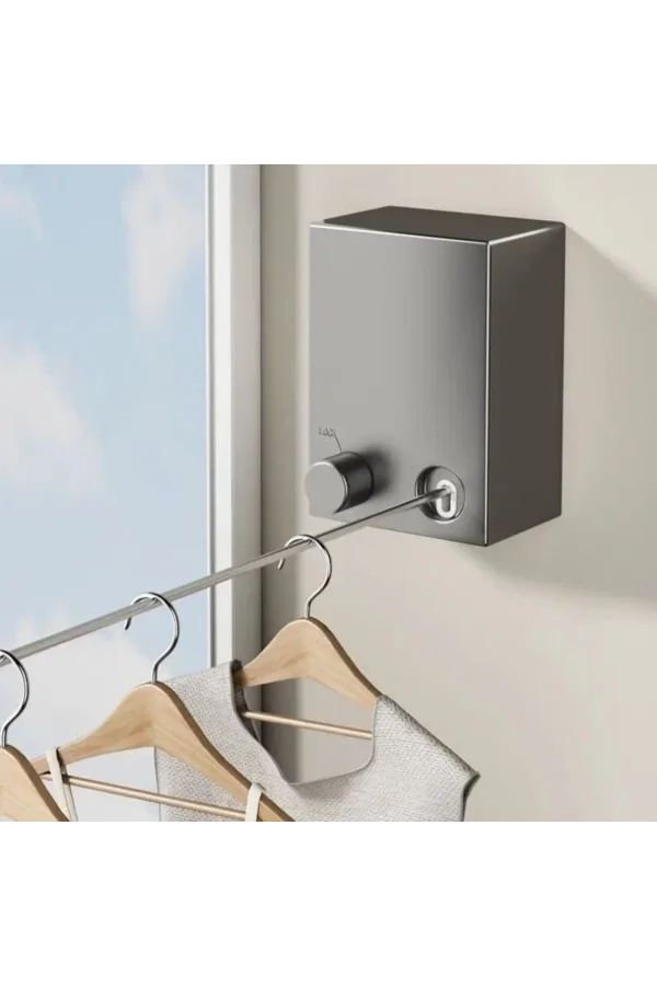 Pratik Geri Çekilebilir Çamaşır İpi