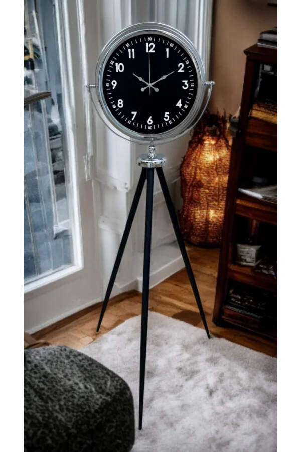 Prestige Krom Tripod Ayaklı Saat