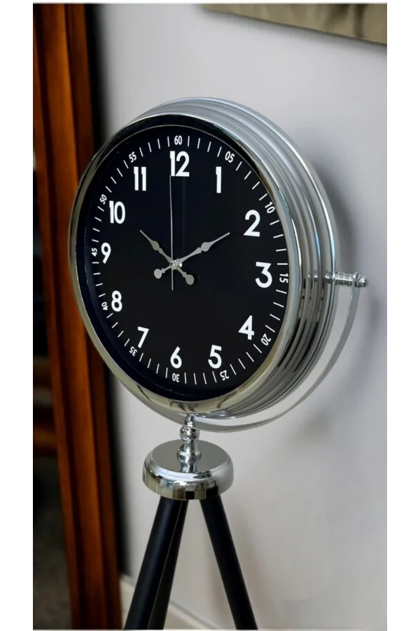 Prestige Krom Tripod Ayaklı Saat