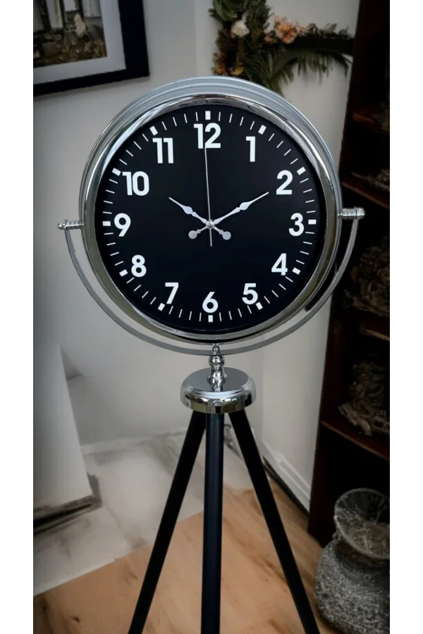 Prime Krom Tripod Ayaklı Saat