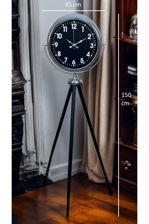Prime Krom Tripod Ayaklı Saat