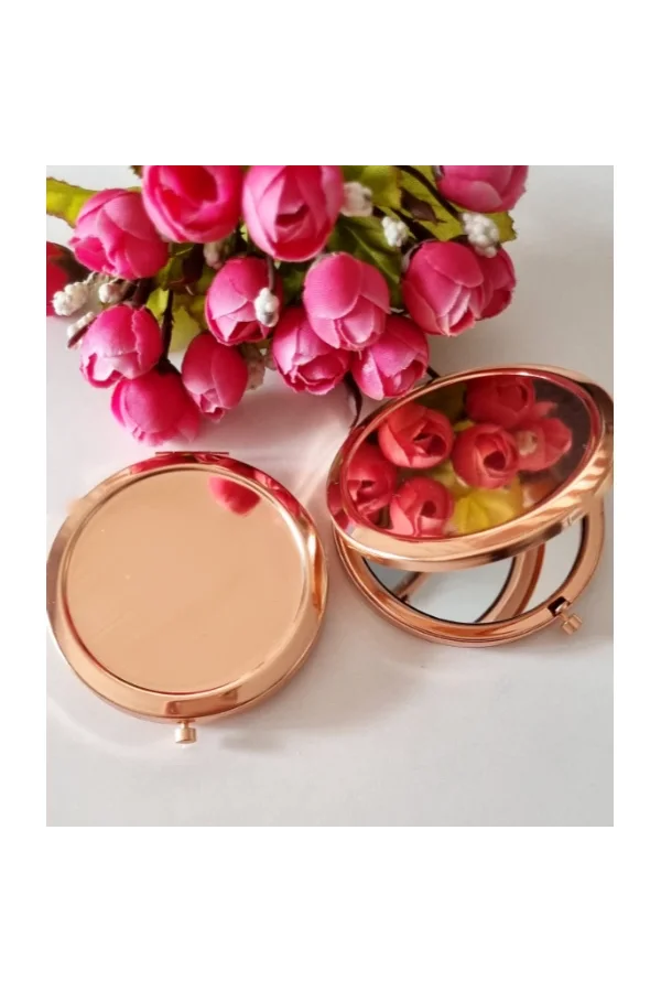 Promosyon Cep Aynası (Rose Renk)