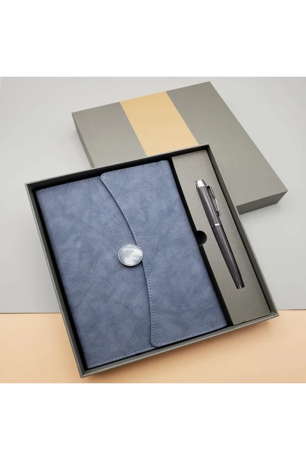 Promosyon Defter Kalem Seti Lacivert Renk