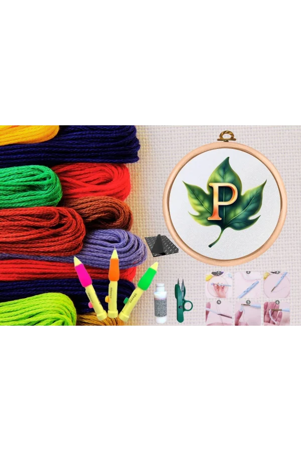 Punch Seti Nakış Seti Kasnaklı Kendin Yap Seti Seri 85