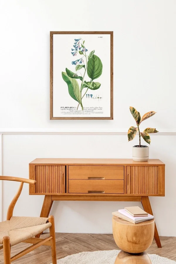 Pvlmonarla Ahşap Çerçeveli Tablo