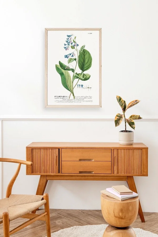 Pvlmonarla Ahşap Çerçeveli Tablo