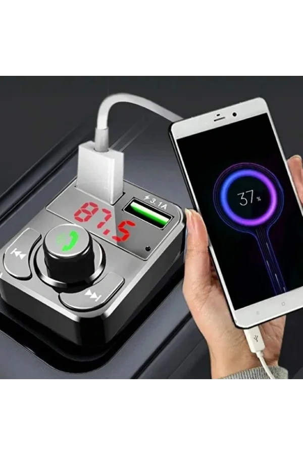 QC 3.1A USB & PD /TF FM Transmitter