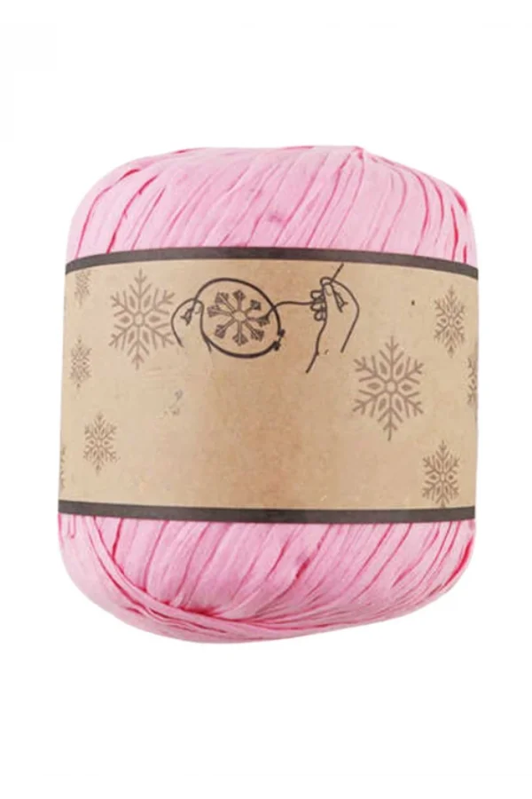 Rafya İp 50 gr Pembe