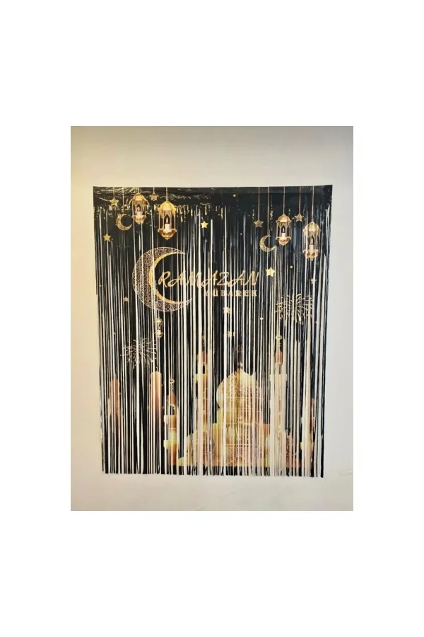 Ramazan Metalize Perde Süs