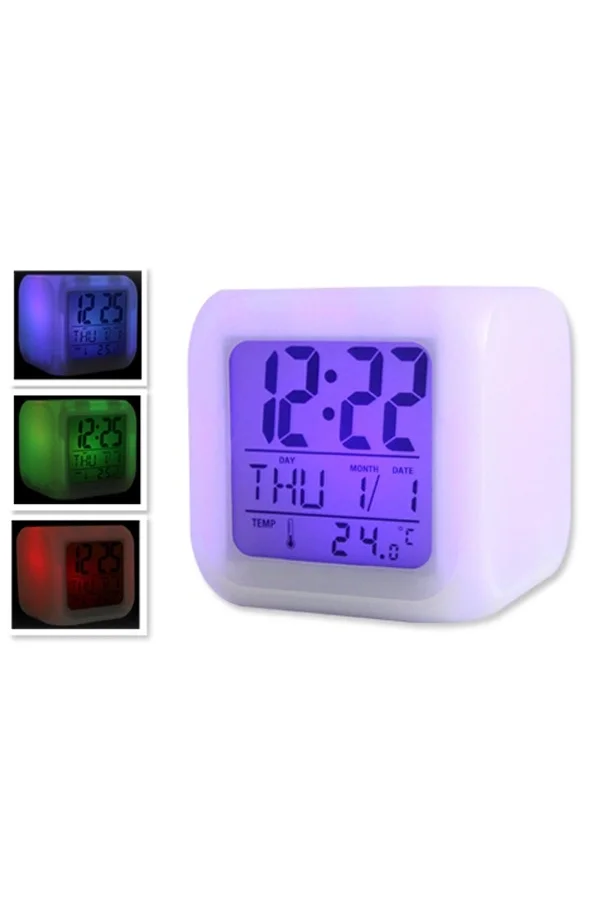 Renk Değiştiren Küp Saat