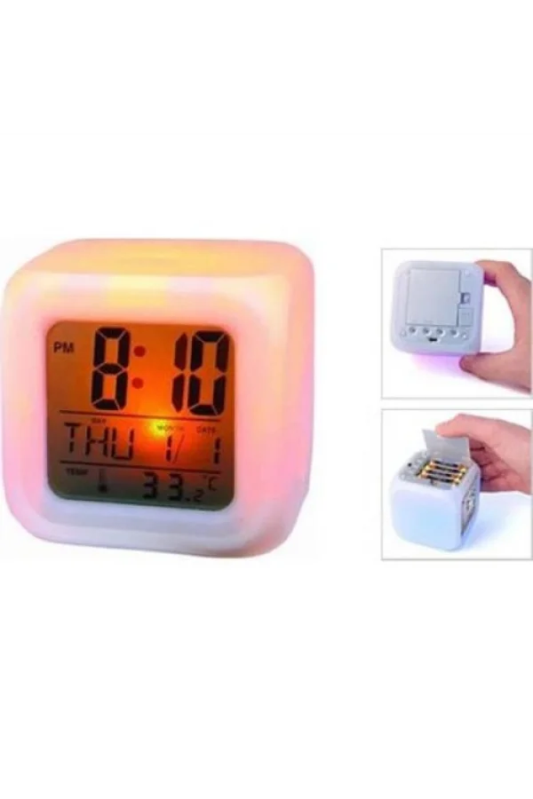 Renk Değiştiren Küp Saat