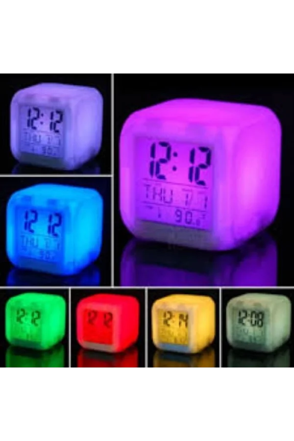 Renk Değiştiren Küp Saat