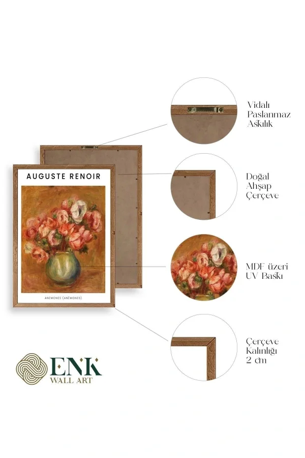 Renoir Ahşap Çerçeveli Tablo