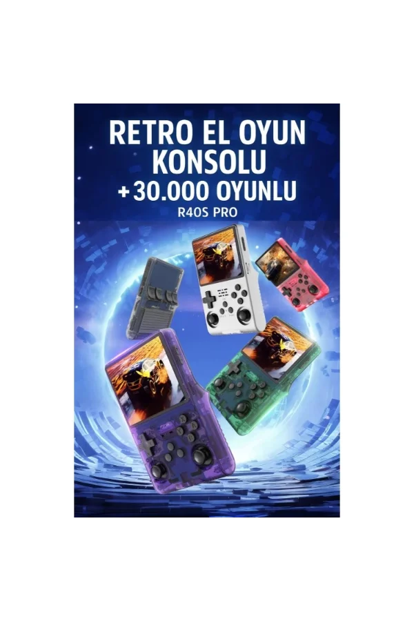 Retro Oyun El Konsolu R40S Pro