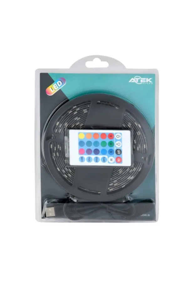 RGB Şerit 30 LED Kumandalı USB Bağlantılı