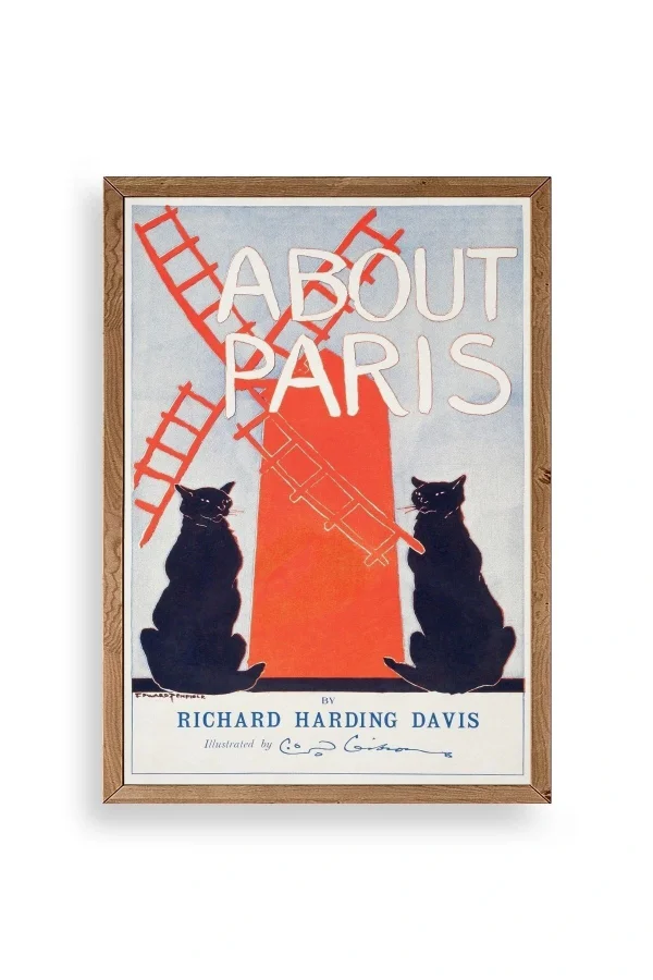 Richard Harding Davis Ahşap Çerçeveli Tablo