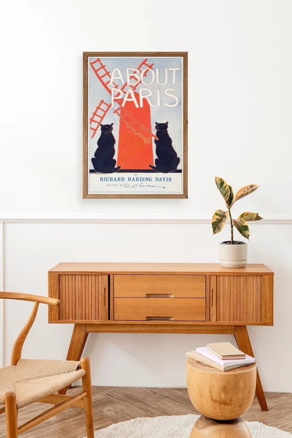 Richard Harding Davis Ahşap Çerçeveli Tablo