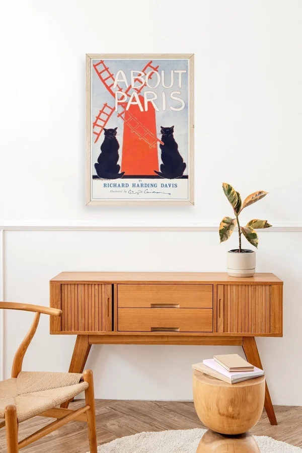 Richard Harding Davis Ahşap Çerçeveli Tablo