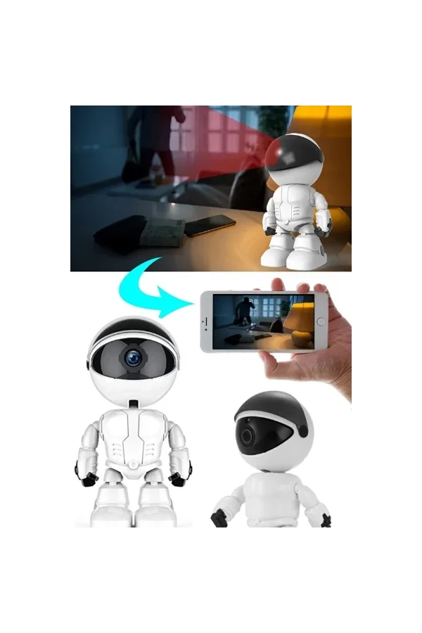 Robot Görünümlü Wi-Fi Bebek Kamerası
