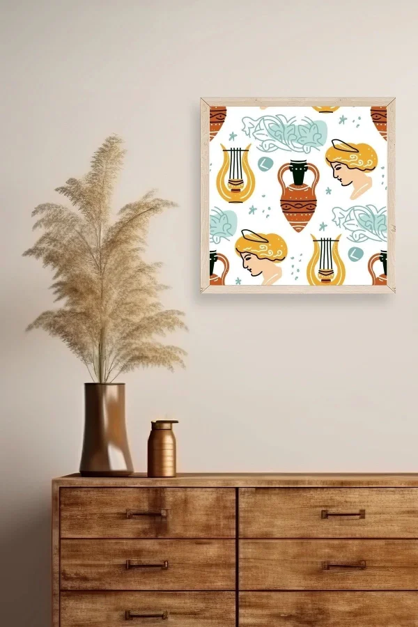 Roma Ahşap Çerçeveli Tablo