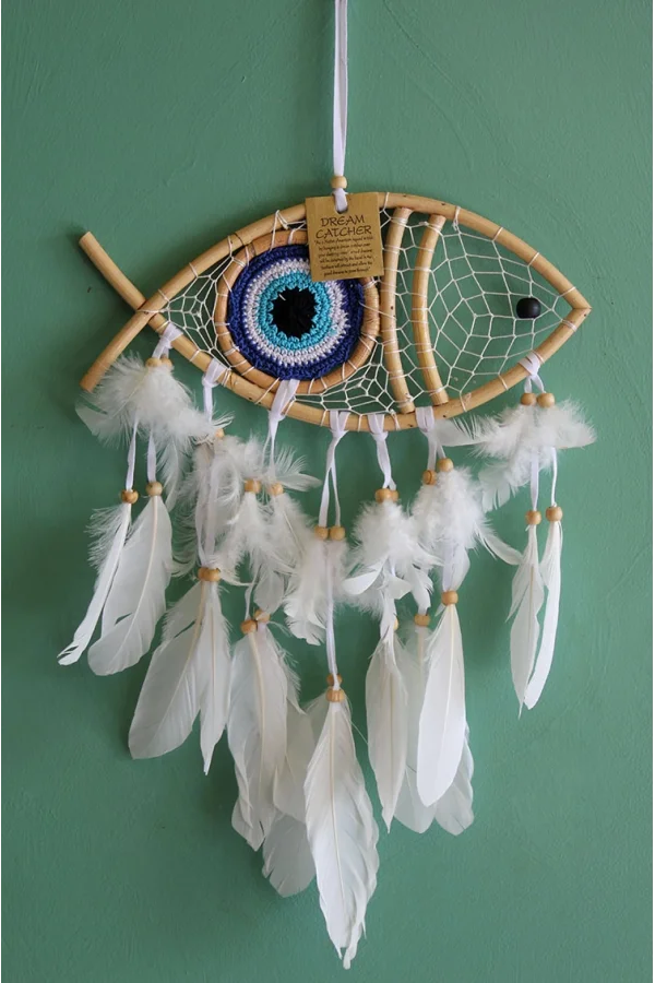 Rüya Kapanı Dream Catcher Balık Tasarımı