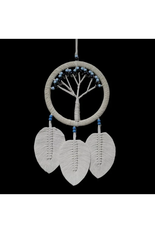 Rüya Kovan Hayat Ağacı Dream Catcher Ekru