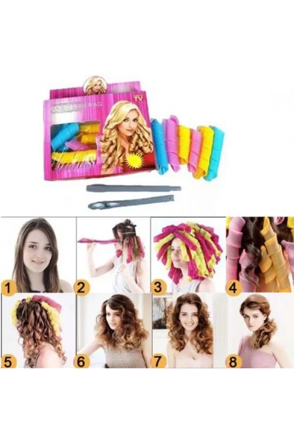 Saç Bigudisi 18 Adet - Magic Leverage