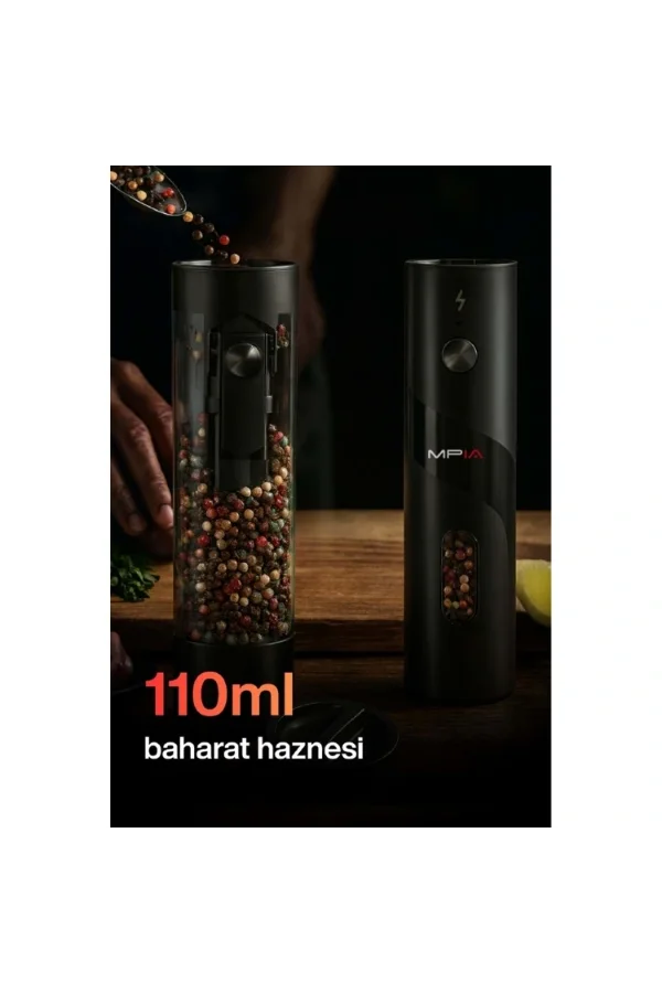 Şarjlı Baharat Öğütücü 100 ml