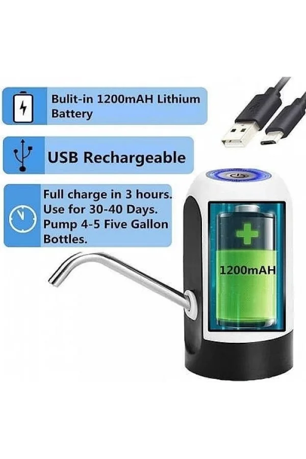 Şarjlı Damacana Su Pompası