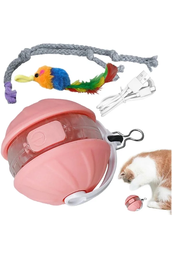 Şarjlı Hareketli Kedi Topu Oyuncak