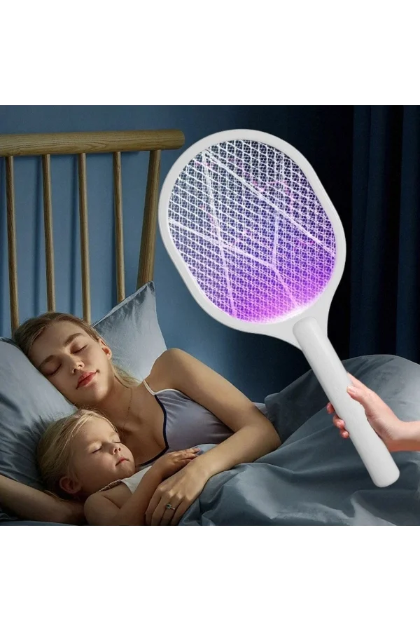 Şarjlı Standlı Sinek Öldürücü Raket