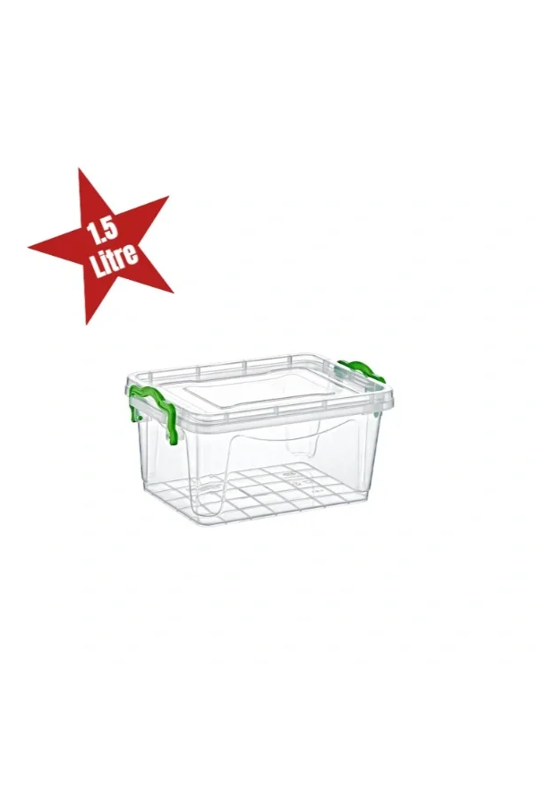Şeffaf Saklama Kutusu 1.5 Litre