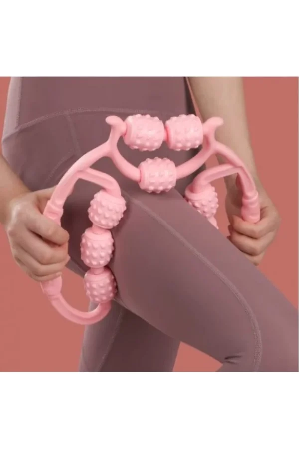 Selülit Masaj Aleti 9 Tekerlekli Lenf Drenaj Rulosu