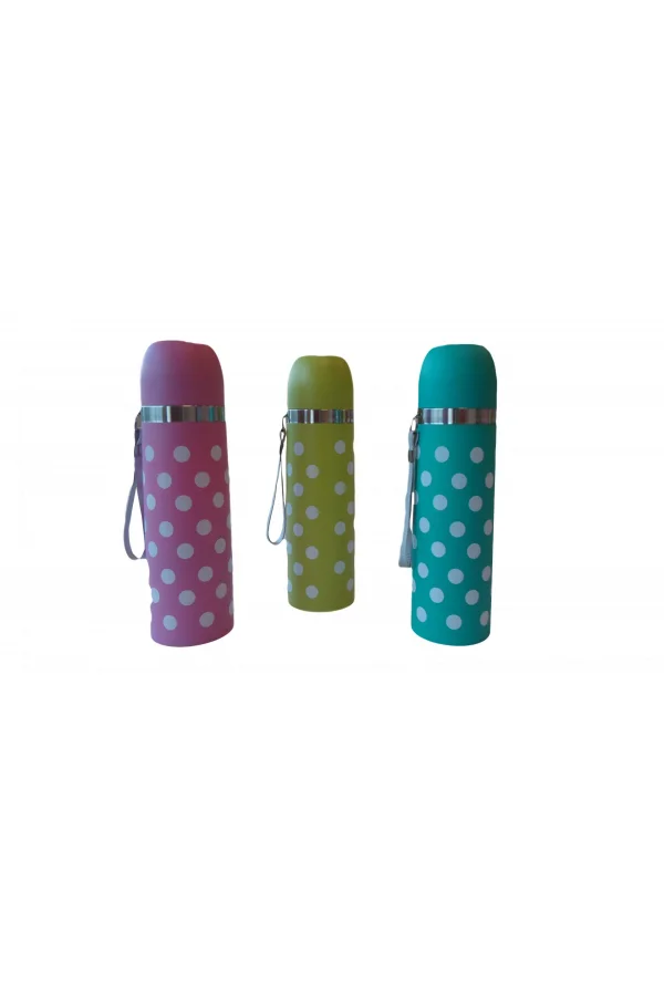 Sema Baby Puantiyeli Bebek Termosu 350 ml - Mavi