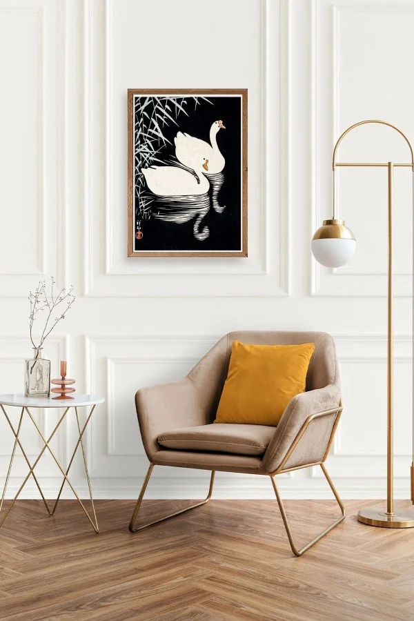 Sepia Herbes Ahşap Çerçeveli Tablo