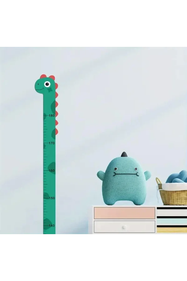 Sevimli Dinozor Boy Ölçüsü Sticker