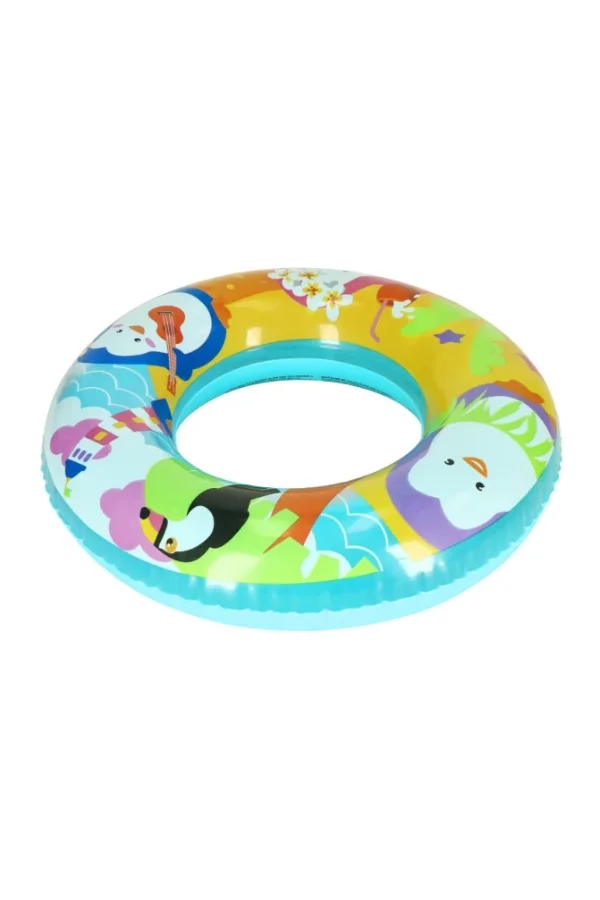 Sevimli Hayvanlar Desenli Çocuk Deniz Simidi (3-6 Yaş)