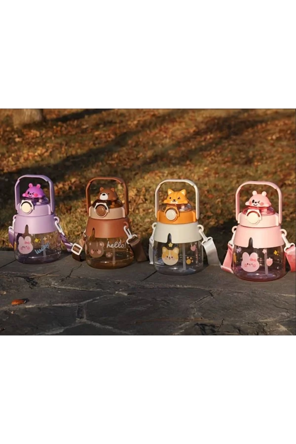 Sevimli Hayvanlar Su Matarası