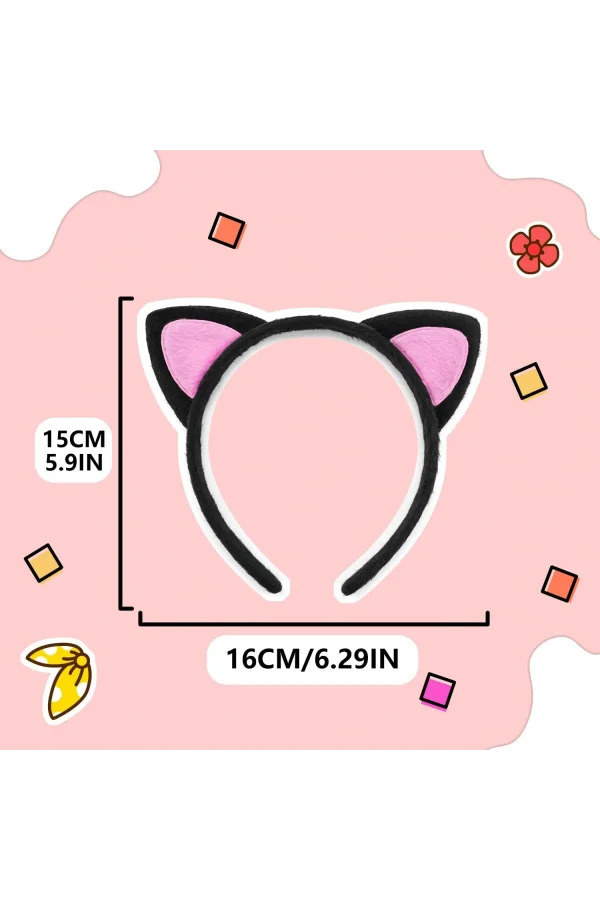 Sevimli Pofuduk Kedi Kulak Tacı