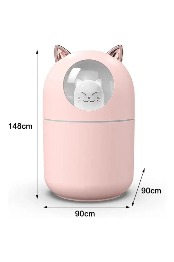 Sevimli Kedi Tasarımlı H2O Nemlendirici